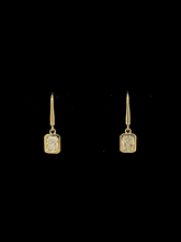 Lab grown diamond dangling earring