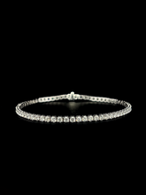 Lab grown diamond tennis bracelet