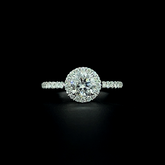 Lab grown diamond anniversary Ring