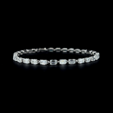 Lab grown diamond fancy shape bracelet