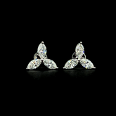 Lab grown diamond pushback stud earring