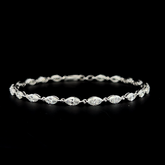 Lab grown diamond cuff bracelet