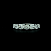 Lab grown diamond 7 stone rings