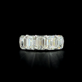 Lab grown diamond 5 stone rings
