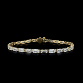 Lab grown diamond mix shape bracelet