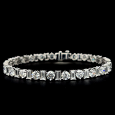 Lab grown diamond mix shape bracelet