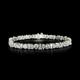 Lab grown diamond mix shape bracelet
