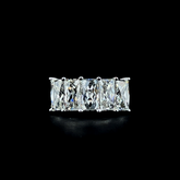 Lab grown diamond 5 stone rings
