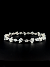Lab grown diamond mix shape bracelet