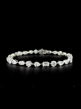 Lab grown diamond cuff bracelet