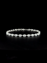 Lab grown diamond cuff bracelet
