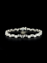 Lab grown diamond fancy shape bracelet