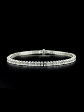 Lab grown diamond fancy shape bracelet