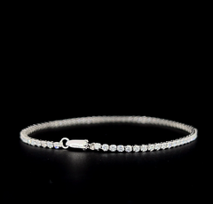 Lab grown diamond tennis bracelet