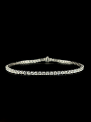 Lab grown diamond tennis bracelet