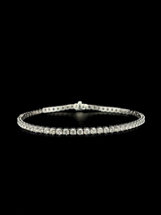 Lab grown diamond tennis bracelet