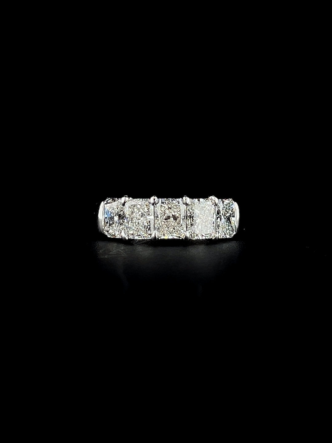 Lab grown diamond 5 stone ring