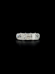 Lab grown diamond 5 stone ring