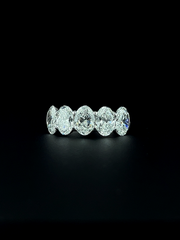 Lab grown diamond 5 stone rings