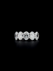 Lab grown diamond 5 stone rings