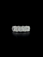Lab grown diamond 5 stone rings