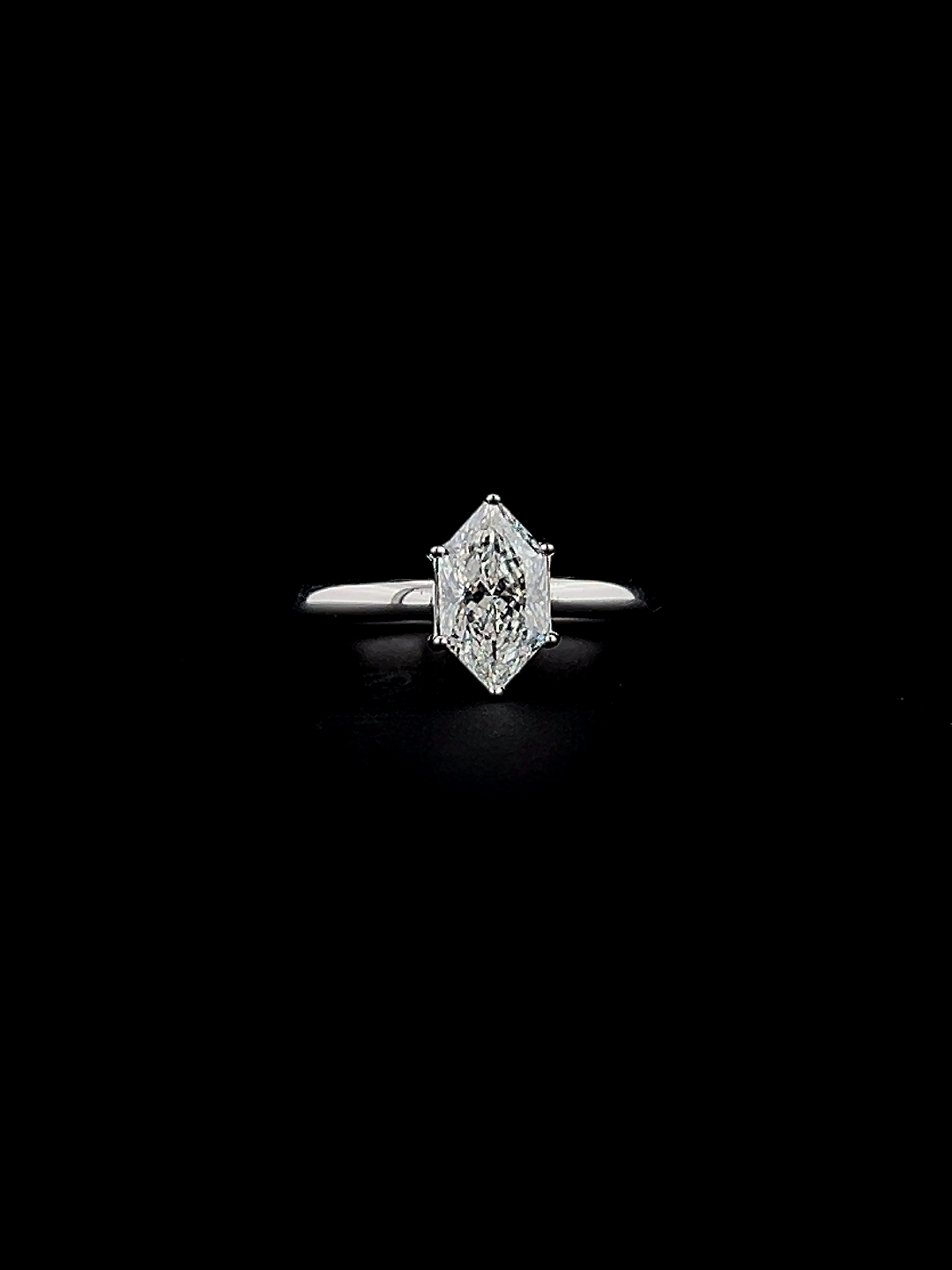 Lab grown diamond solitaire rings