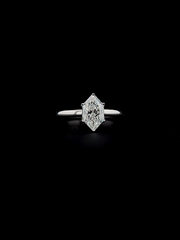 Lab grown diamond solitaire rings