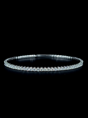 Lab grown diamond tennis bracelet