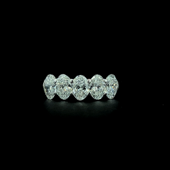 Lab grown diamond 5 stone rings