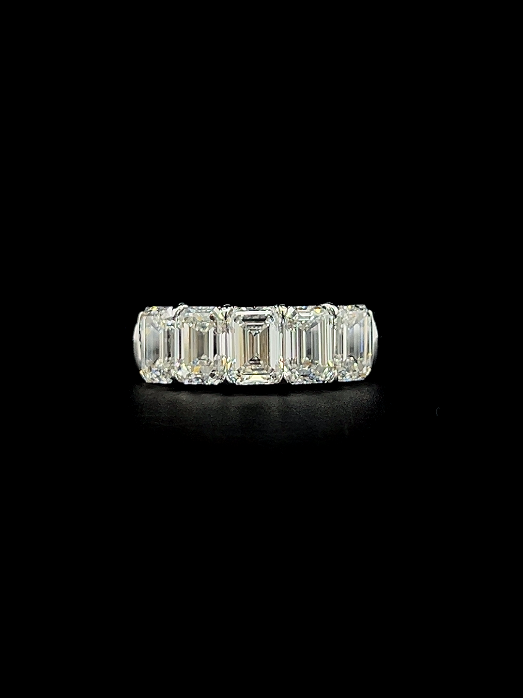 Lab grown diamond 5 stone ring