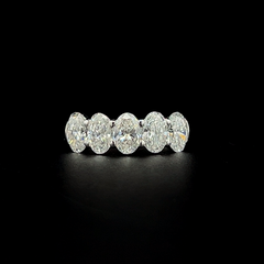 Lab grown diamond 5 stone rings