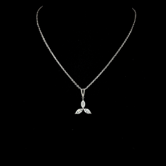 Lab grown diamond pendant