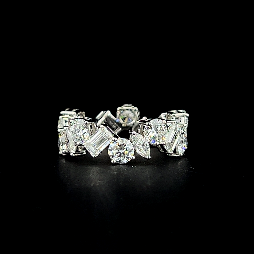 Lab grown diamond cocktail stone ring