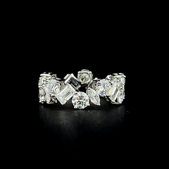 Lab grown diamond cocktail stone ring