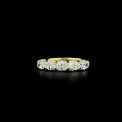 Lab grown diamond 5 stone rings