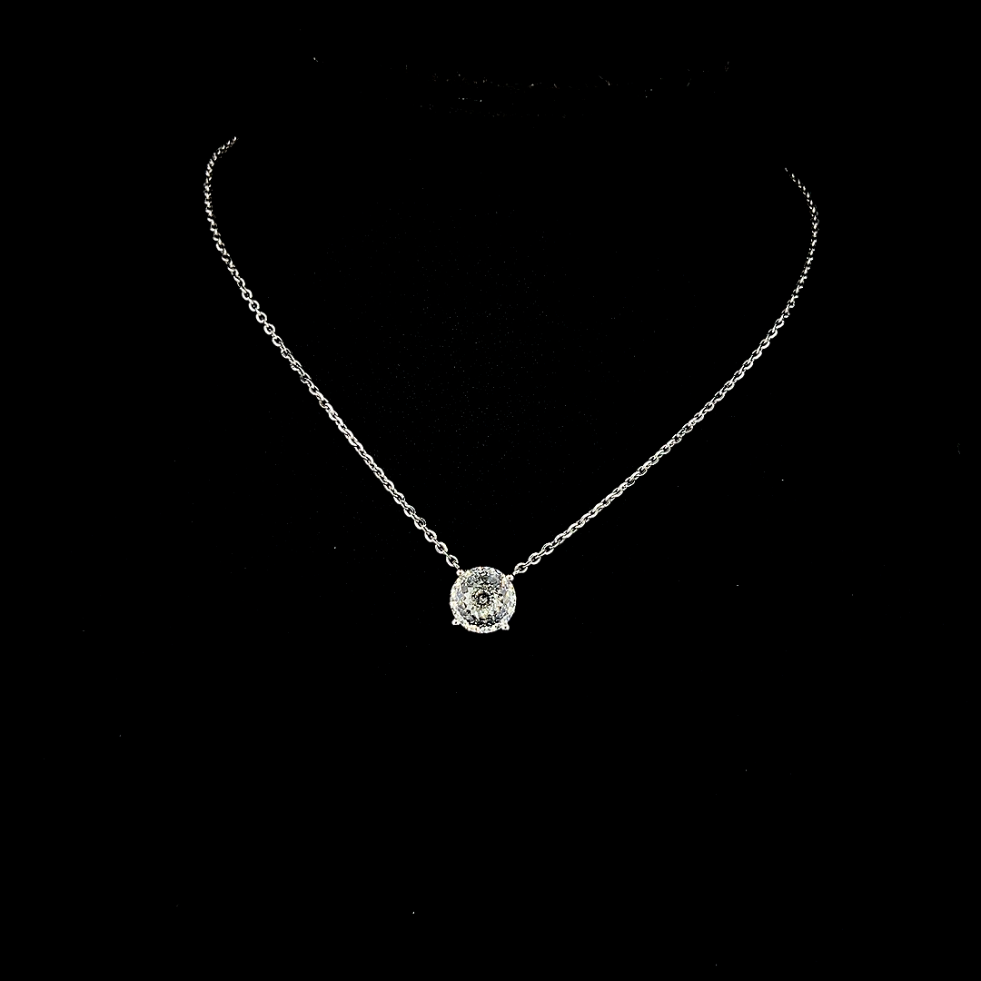 Lab grown diamond pendant