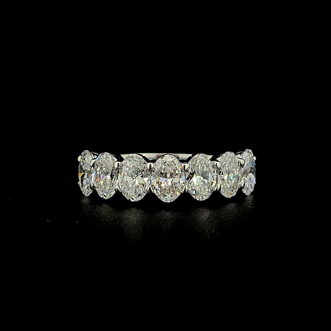 Lab grown diamond 7 stone rings