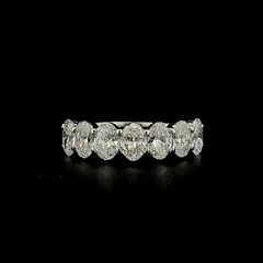Lab grown diamond 7 stone rings
