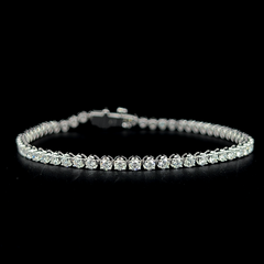 Lab grown diamond tennis bracelet