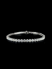 Lab grown diamond tennis bracelet