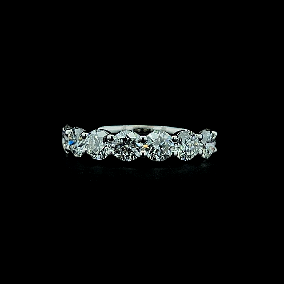 Lab grown diamond 7 stone rings