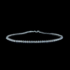 Lab grown diamond tennis bracelet