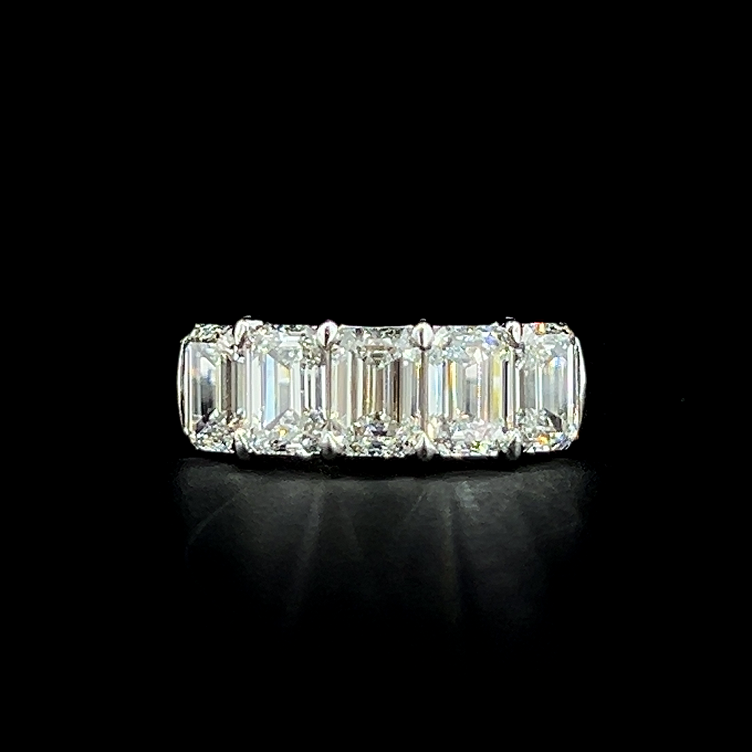 Lab grown diamond 5 stone rings