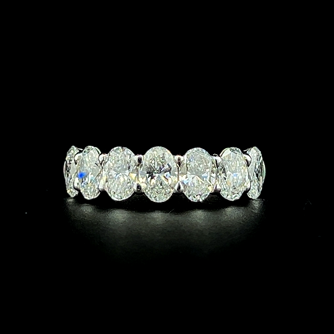 Lab grown diamond 7 stone rings
