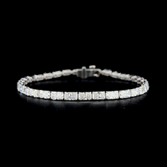 Lab grown diamond fancy shape bracelet