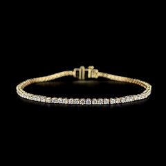 Lab grown diamond tennis bracelet