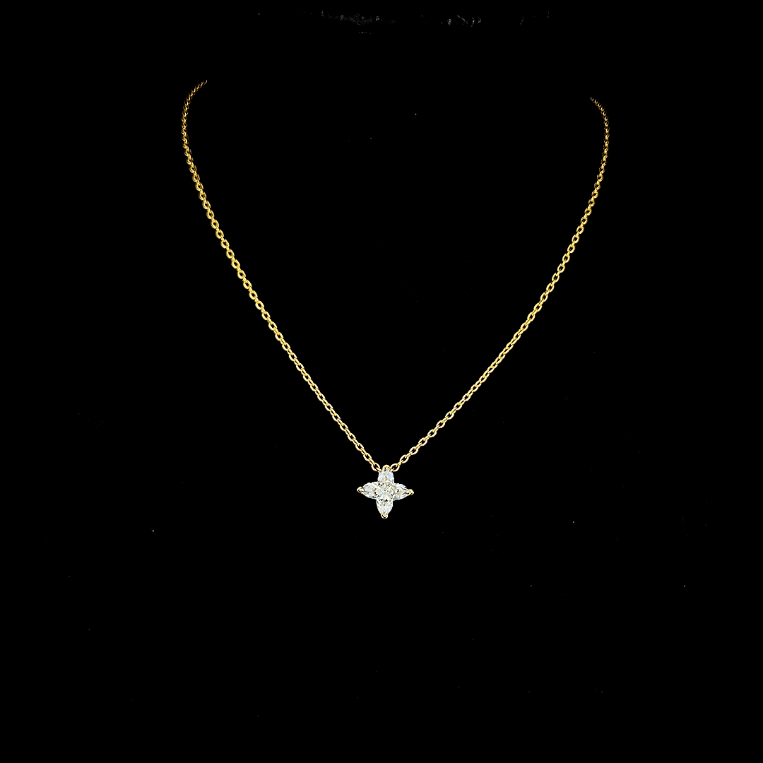 Lab grown diamond pendant
