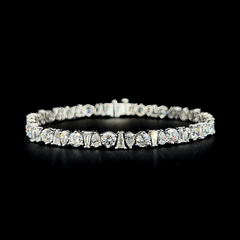 Lab grown diamond mix shape bracelet