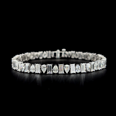 Lab grown diamond mix shape bracelet