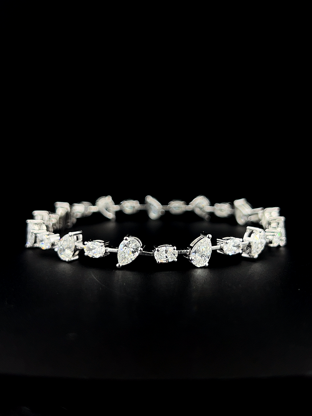 Lab grown diamond mix shape bracelet
